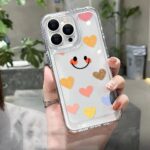 iPhone 11 12 13 15 14 Pro Max 11 Clear heart Silicone Soft Protect Cover